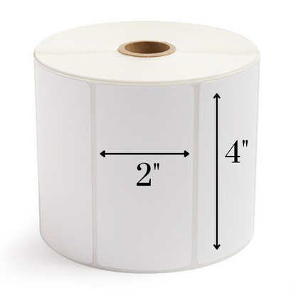 4" x 2" Direct Thermal Labels